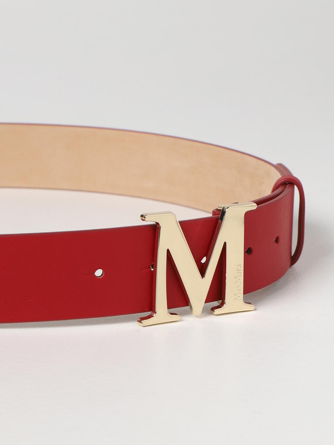 MAX MARA GÜRTEL: Max Mara Damen Gürtel, Rot - Img 2