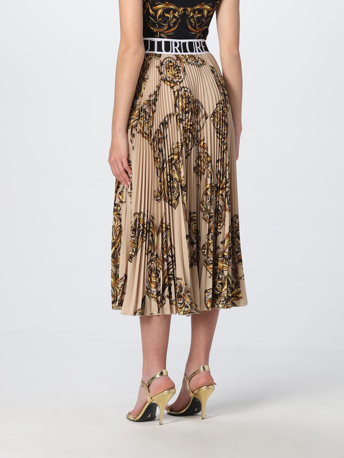 VERSACE JEANS COUTURE FALDA: Falda mujer Versace Jeans Couture, Beige - Img 2