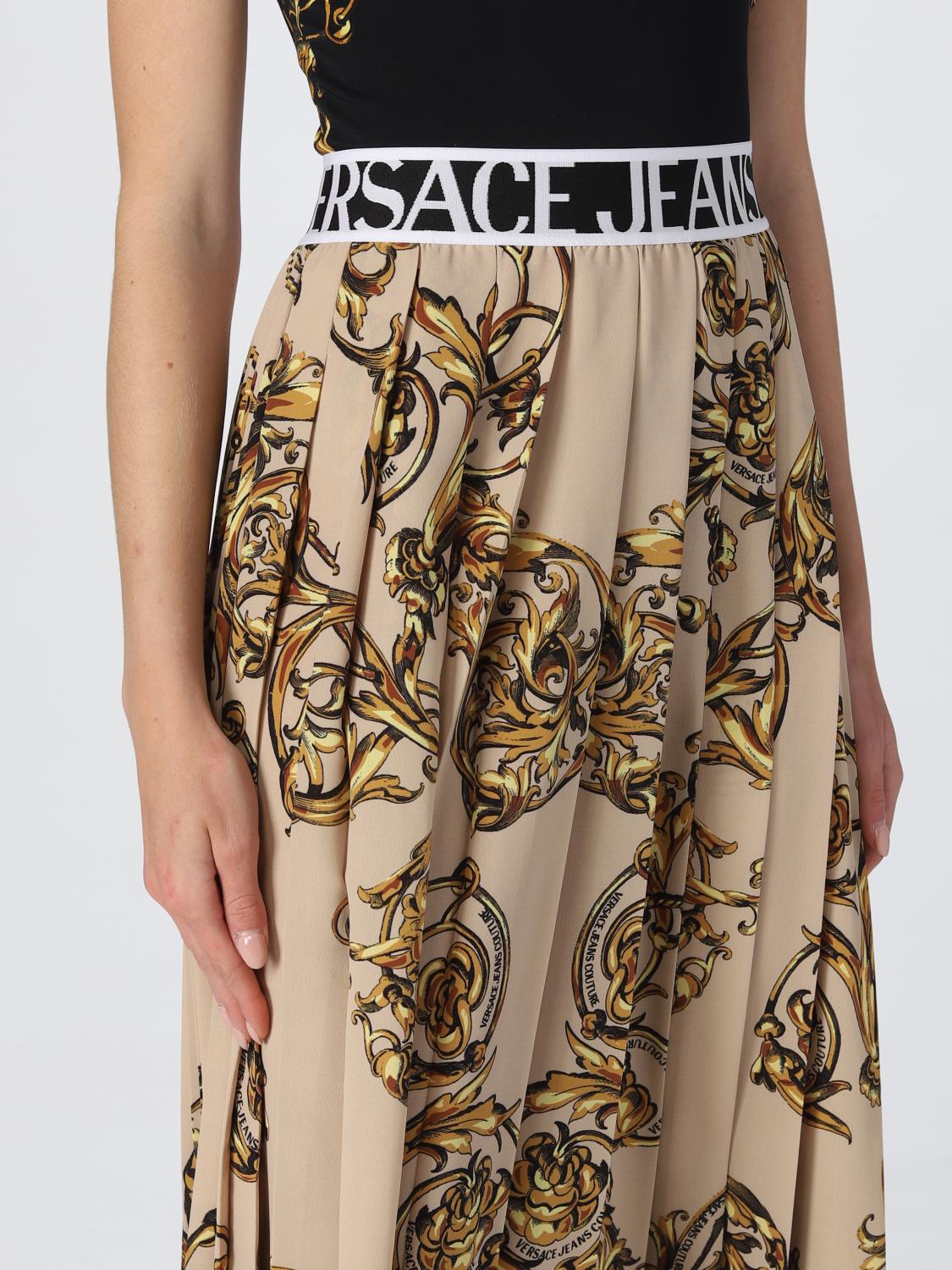 VERSACE JEANS COUTURE FALDA: Falda mujer Versace Jeans Couture, Beige - Img 3