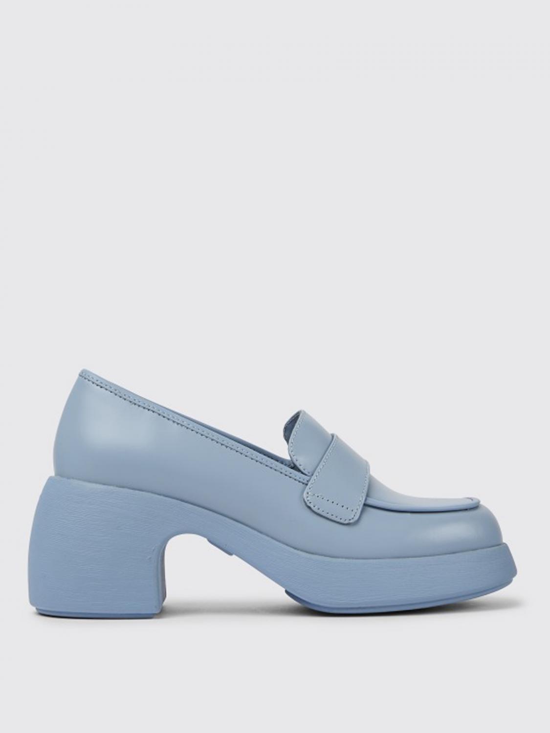 CAMPER: Thelma shoes in calfskin Blue Camper loafer K201292