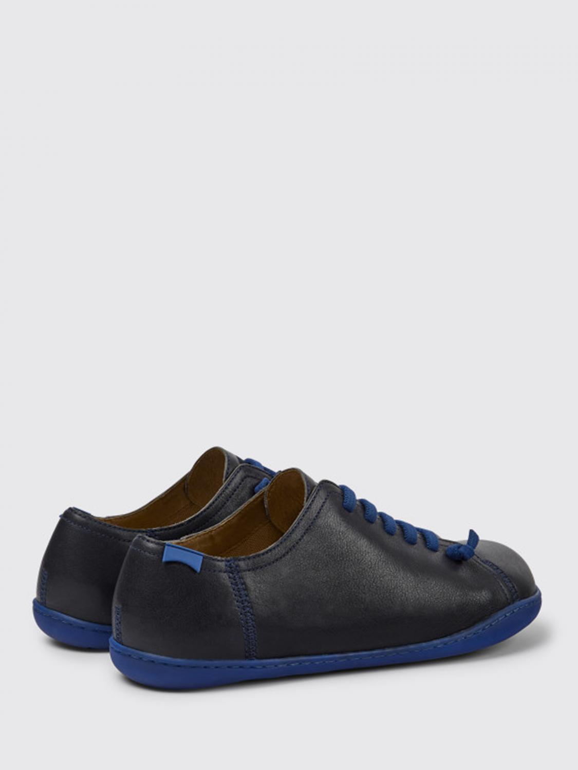 CAMPER BROGUE SHOES: Peu Camper shoes in calfskin, Blue - Img 4