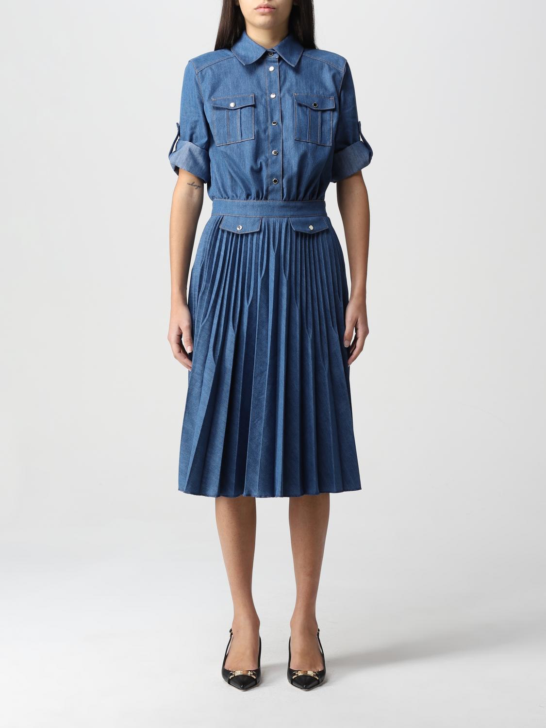 elisabetta franchi denim dress Dress woman Elisabetta Franchi