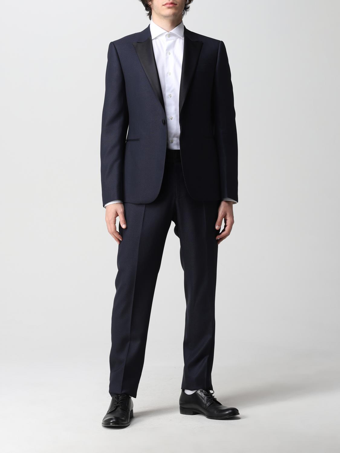 EMPORIO ARMANI: Suit men - Blue | Emporio Armani suit