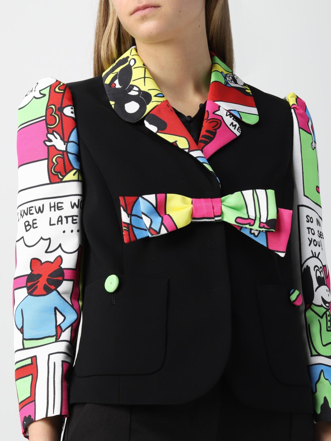 ジャケット MOSCHINO COUTURE Woman Jacket Black 05032715 0555 Moschino Couture Outlet: Blazer woman - Black | Moschino