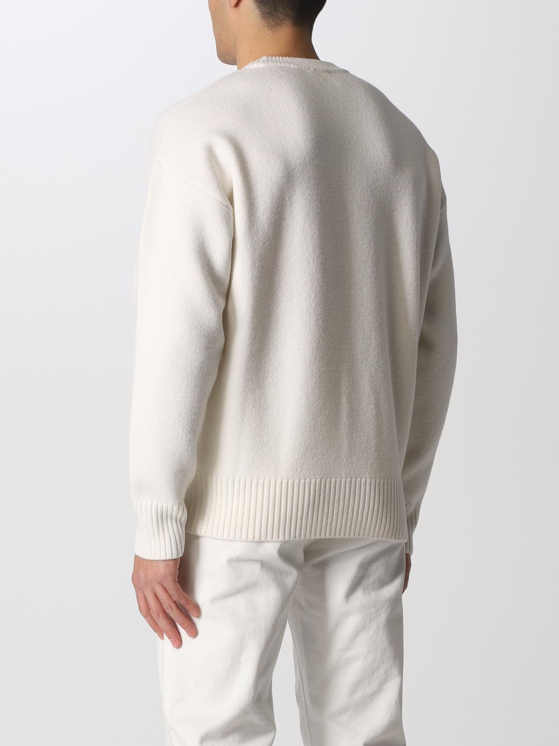 AMI PARIS: Sweatshirt men Ami Alexandre Mattiussi - White