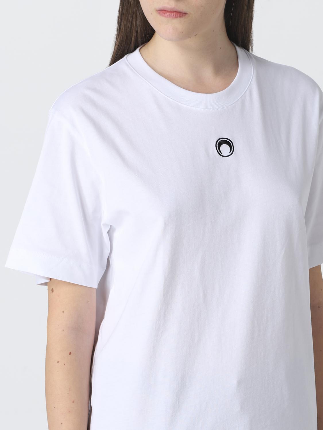 【美品】MARINE SERRE ホワイトTシャツ 半袖 Marine Serre T-Shirt, Size M