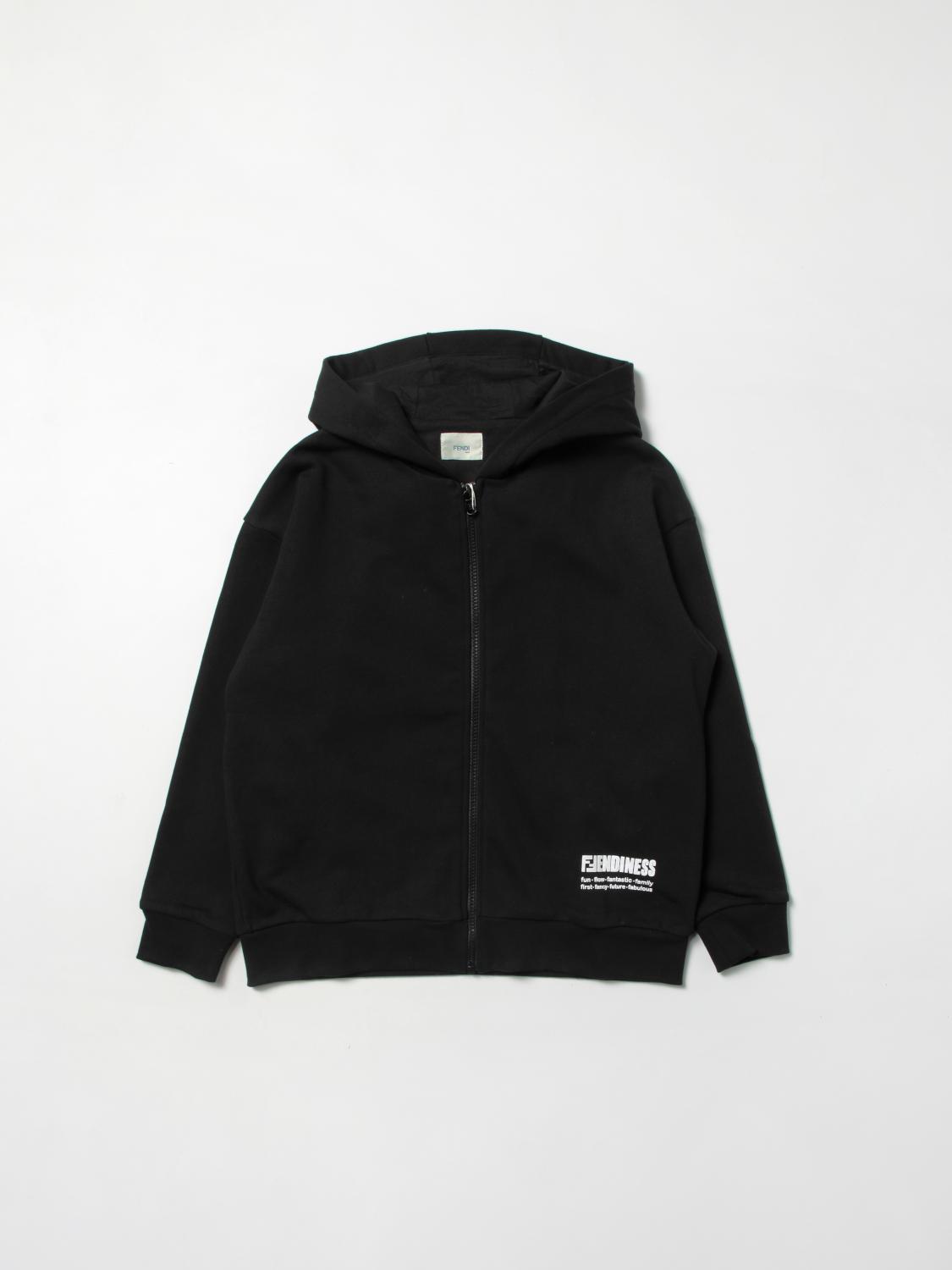 FENDI JERSEY: Jersey niños Fendi, Negro - Img 1