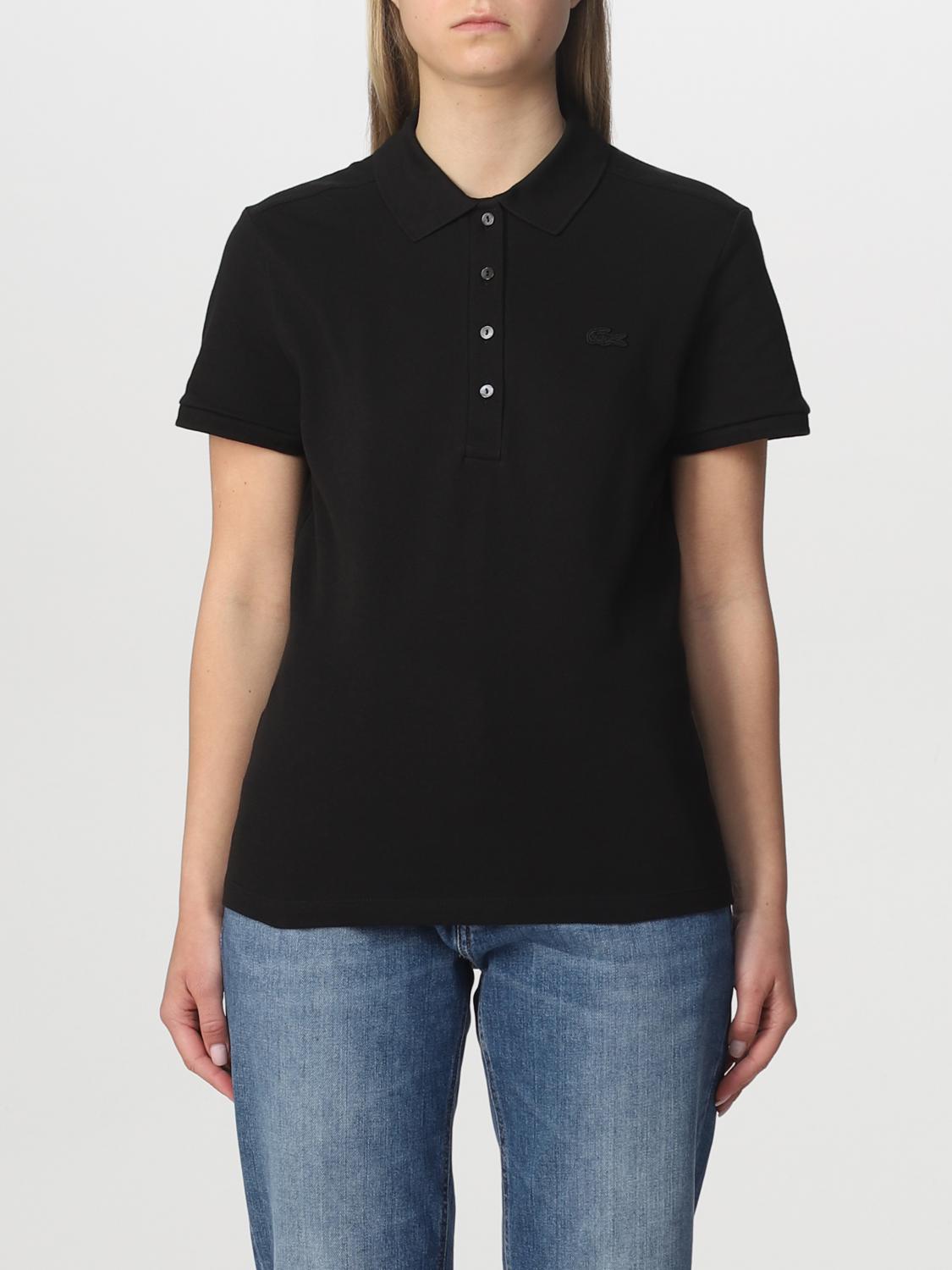 LACOSTE POLO: Polo Lacoste in cotone, Nero - Img 1