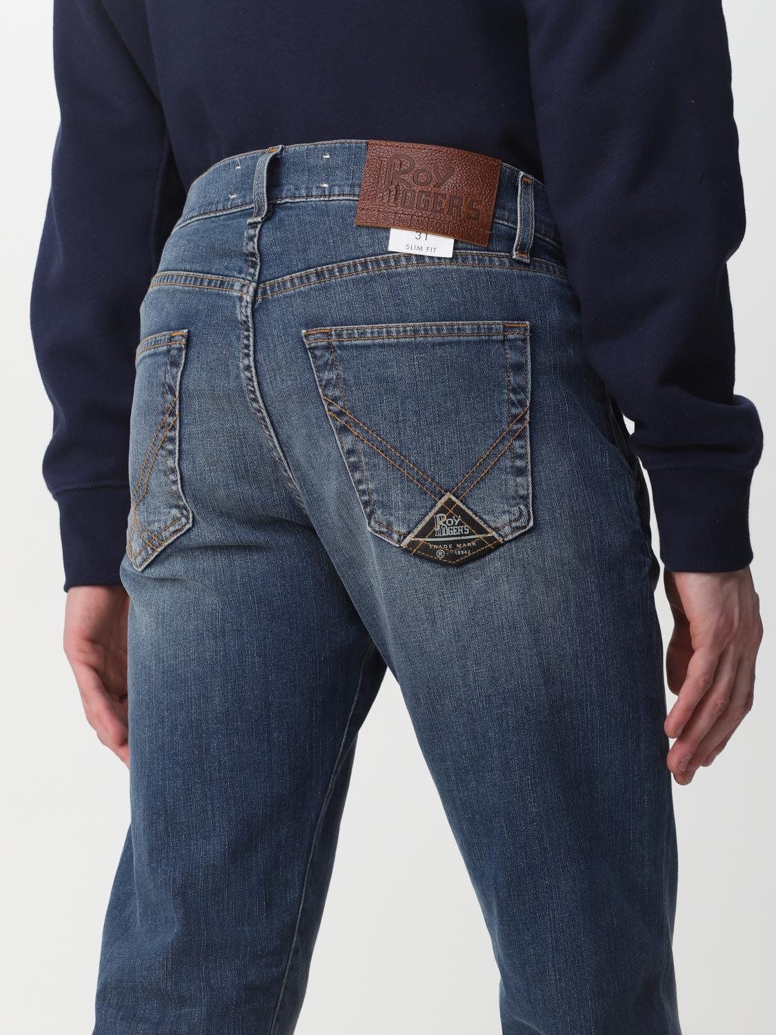 ROY ROGERS: Pants men - Denim | Roy Rogers jeans