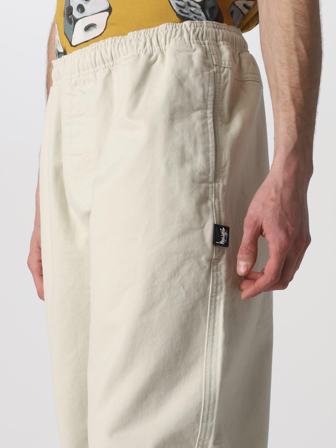 STUSSY PANTALONI: Pantalone uomo Stussy, Bianco - Img 4