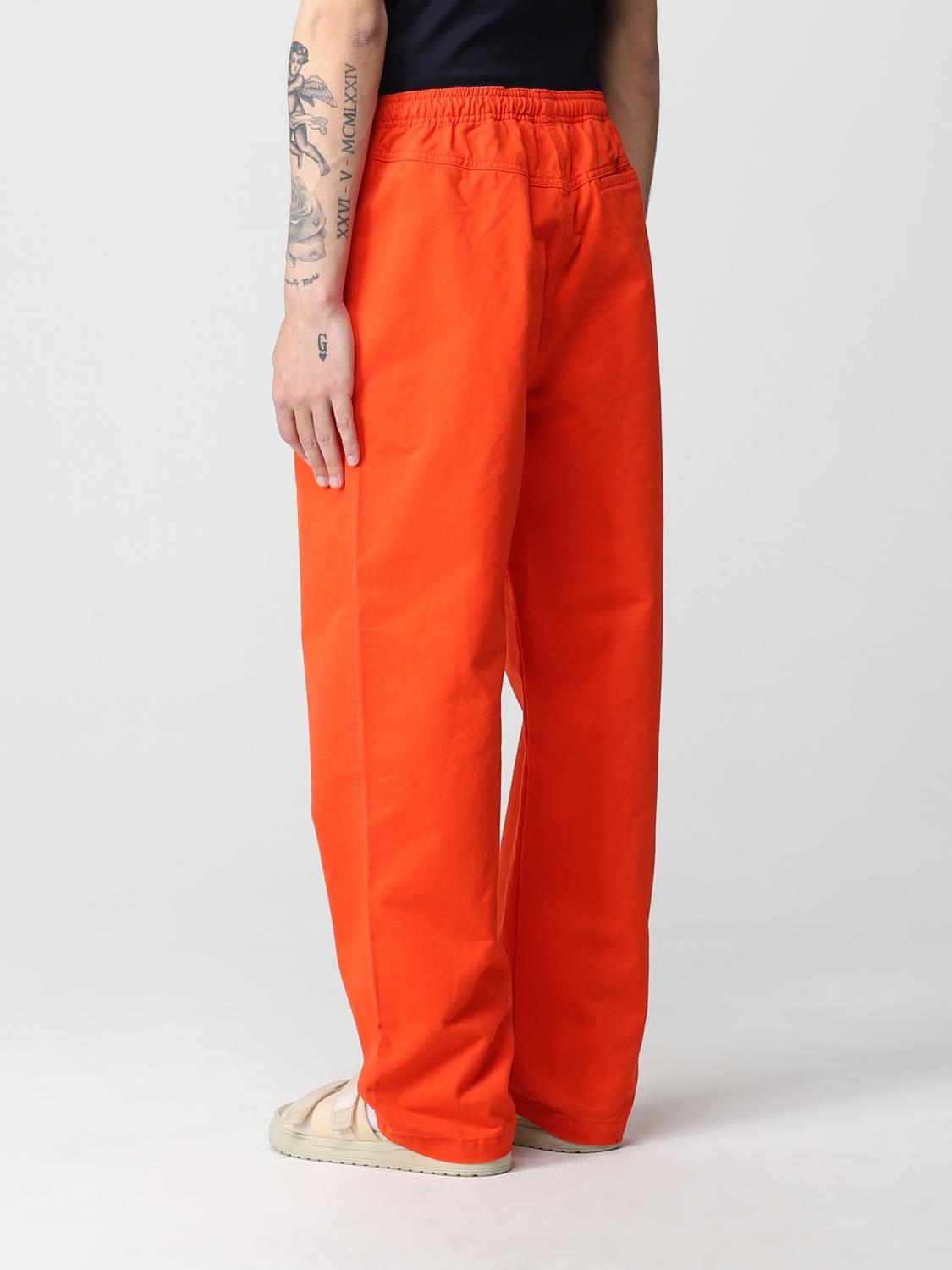 STUSSY PANTS: Pants men Stussy, Orange - Img 2