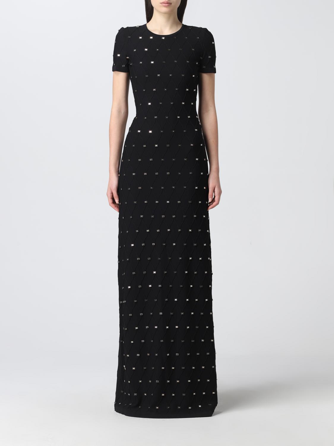 ワンピース ELISABETTA FRANCHI Woman Dress Black AM18M 110 ELISABETTA FRANCHI Woman dress ab68547e2 110 black