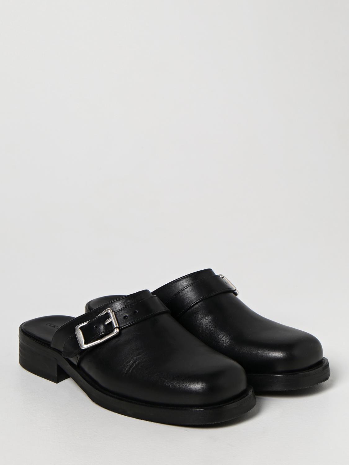 Our Legacy leather sabot - Black | A2217CVSE | GIGLIO.COM