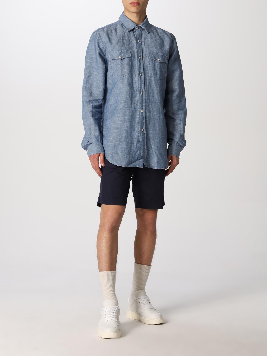 BOGGI MILANO 쇼츠: 쇼츠 남성 Boggi Milano, 네이비 - Img 2