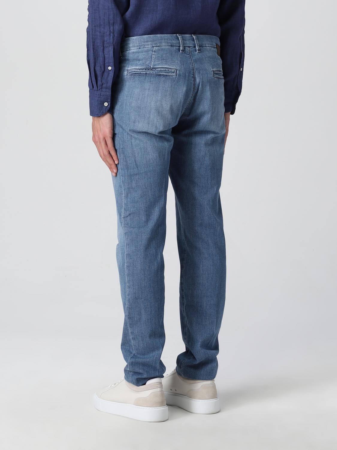 BOGGI MILANO JEANS: Boggi Milano jeans in stretch denim, Indigo - Img 3