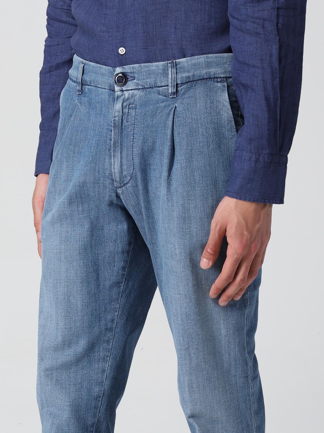 BOGGI MILANO JEANS: Boggi Milano jeans in stretch denim, Indigo - Img 4