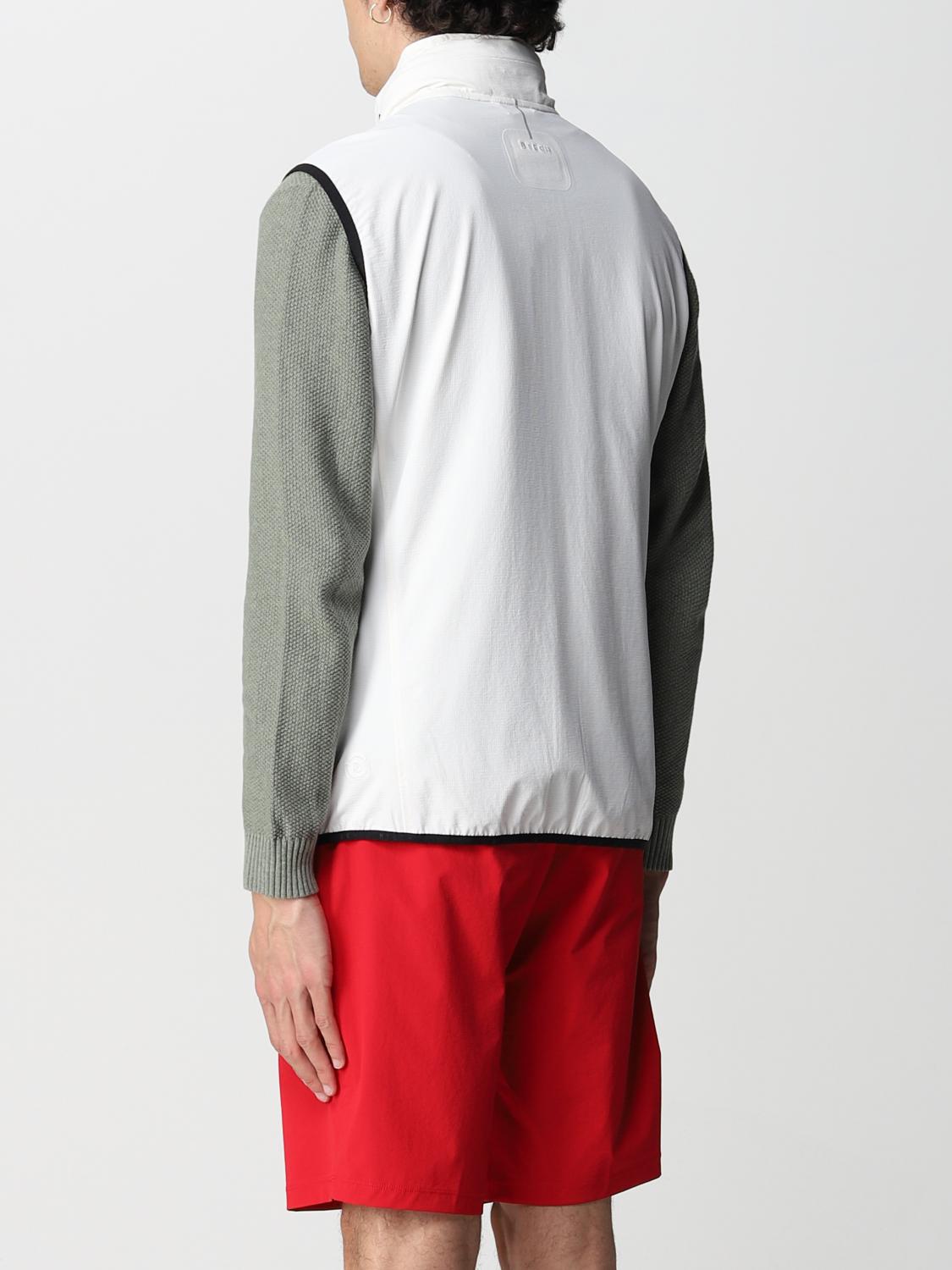 BOGGI MILANO SUIT VEST: Boggi Milano vest in B Tech recycled nylon, White - Img 3