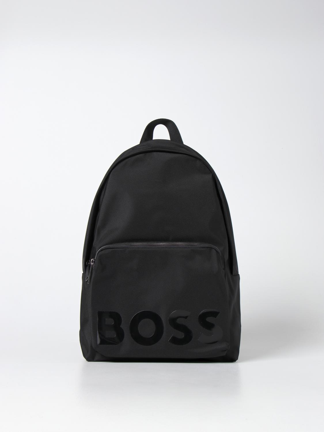 BOSS：バックパック メンズ - ブラック | GIGLIO.COMオンライン