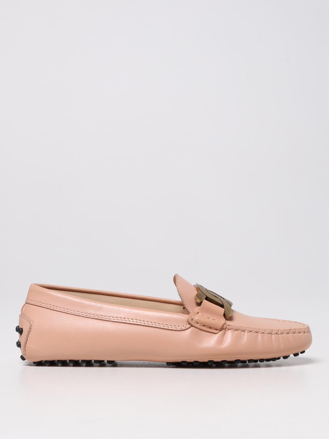 TOD`S｜FLAT SHOES/LOAFERS (XXW00G0DE50D90 C607) TOD'S: leather flat loafers - Leather | Tod's loafers