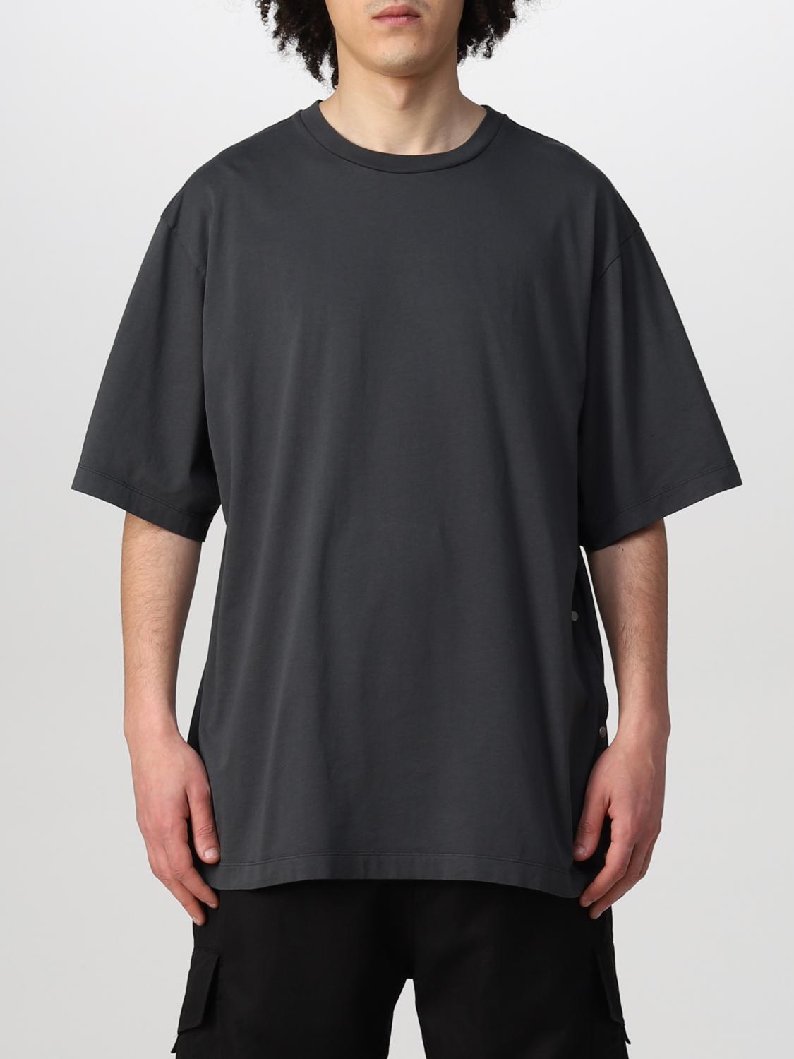 LEMAIRE: T-shirt with buttons - Grey | Lemaire t-shirt