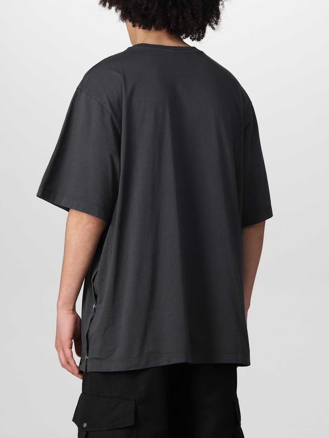 LEMAIRE: T-shirt with buttons - Grey | Lemaire t-shirt