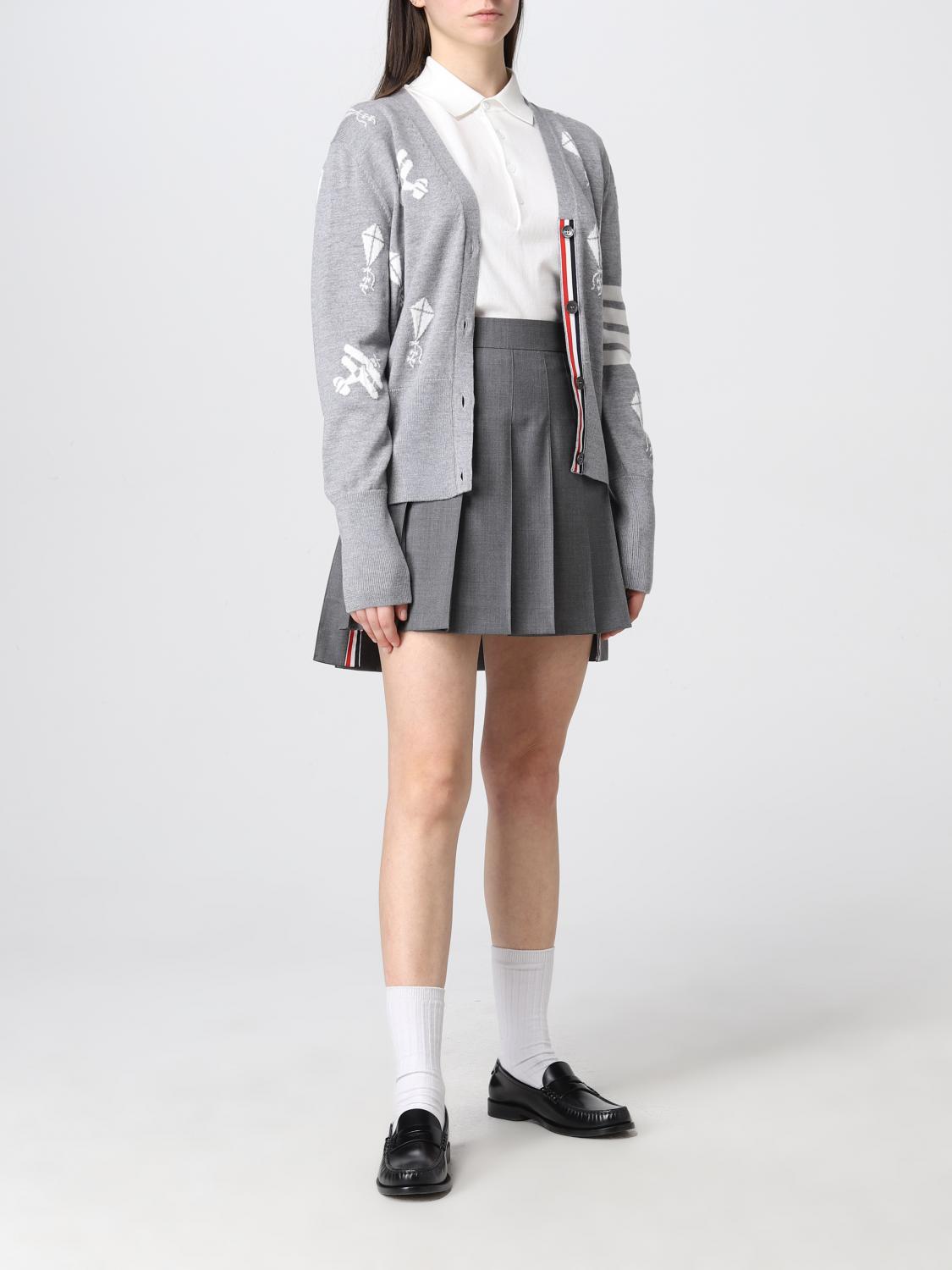 スカート THOM BROWNE Woman Skirt Grey FGC402V00626 025 THOM BROWNE: Skirt woman - Grey | Thom Browne skirt