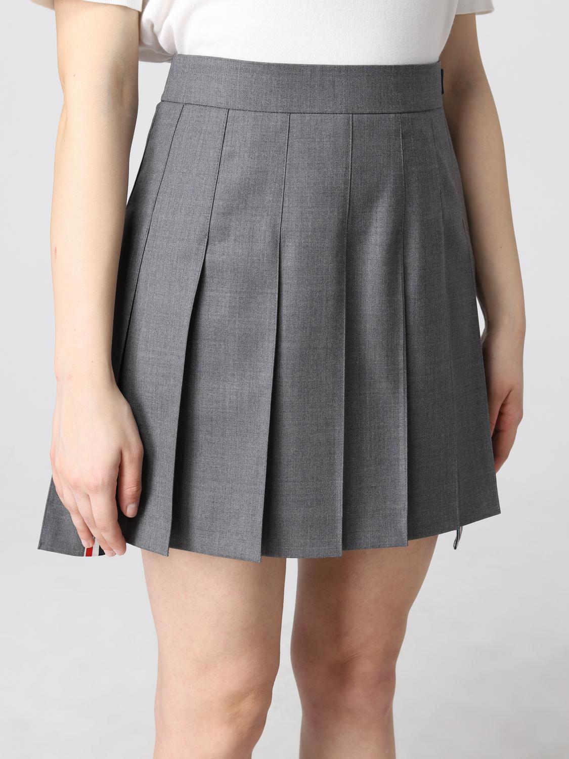 スカート THOM BROWNE Woman Skirt Grey FGC402V00626 025 THOM BROWNE: Skirt women - Grey | Thom Browne skirt