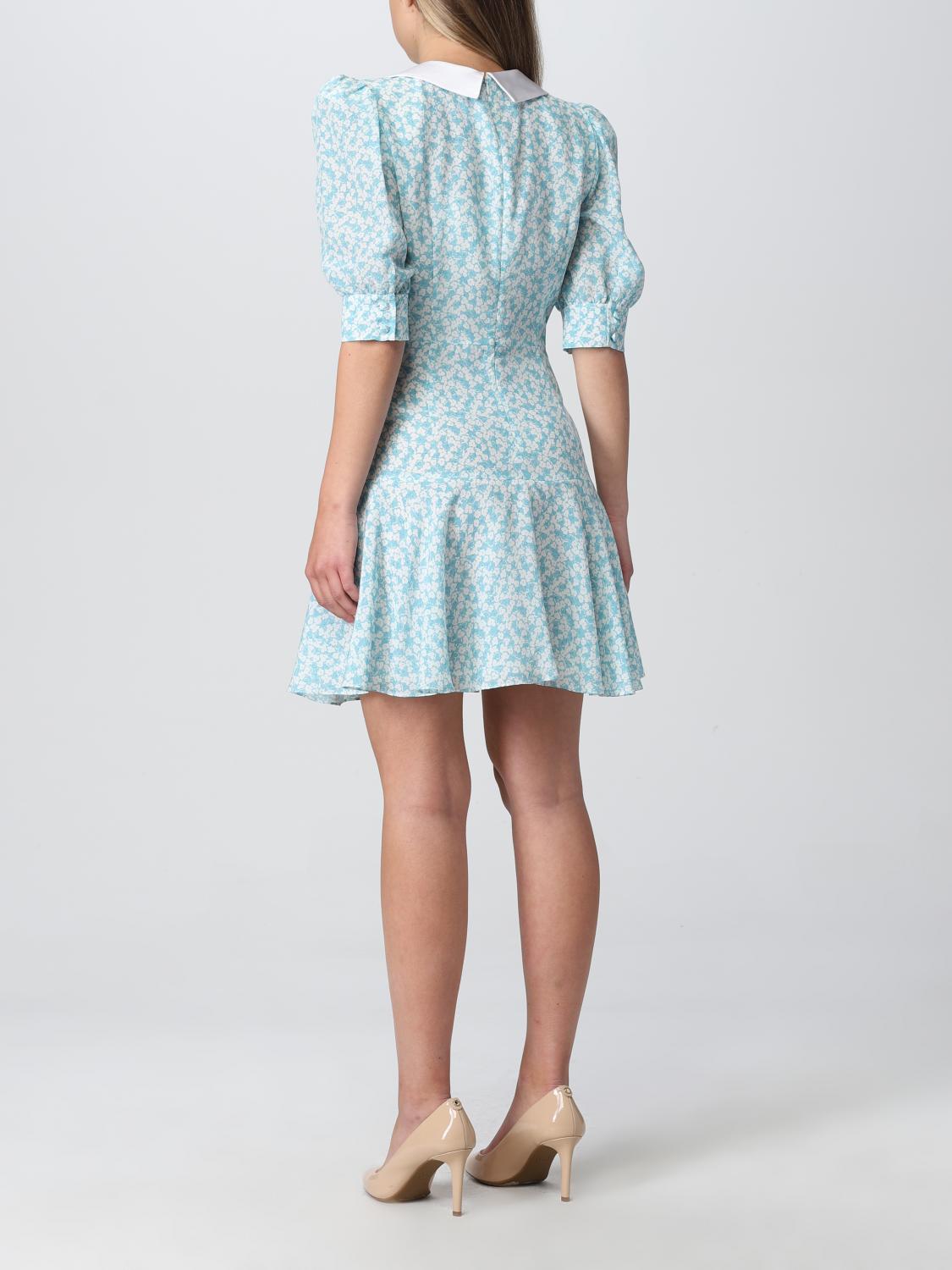 ALESSANDRA RICH: Dress women - Gnawed Blue | Alessandra Rich
