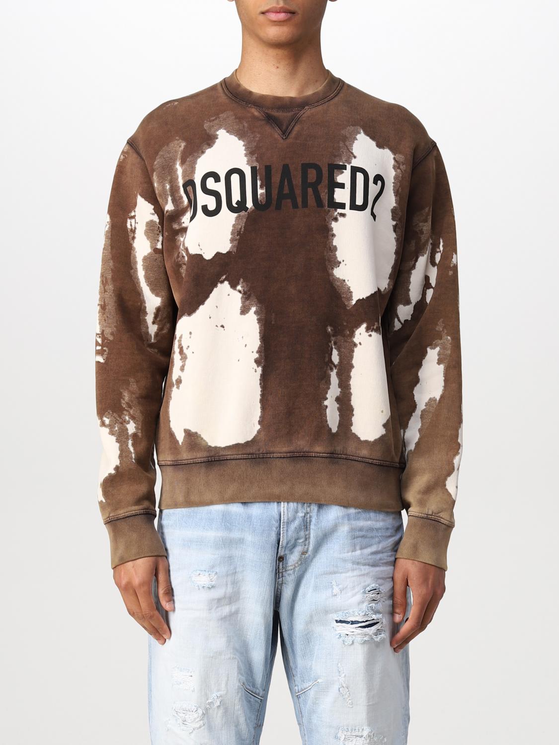 Dsquared2 Felpa con zip e cappuccio DQ0581-D002Y