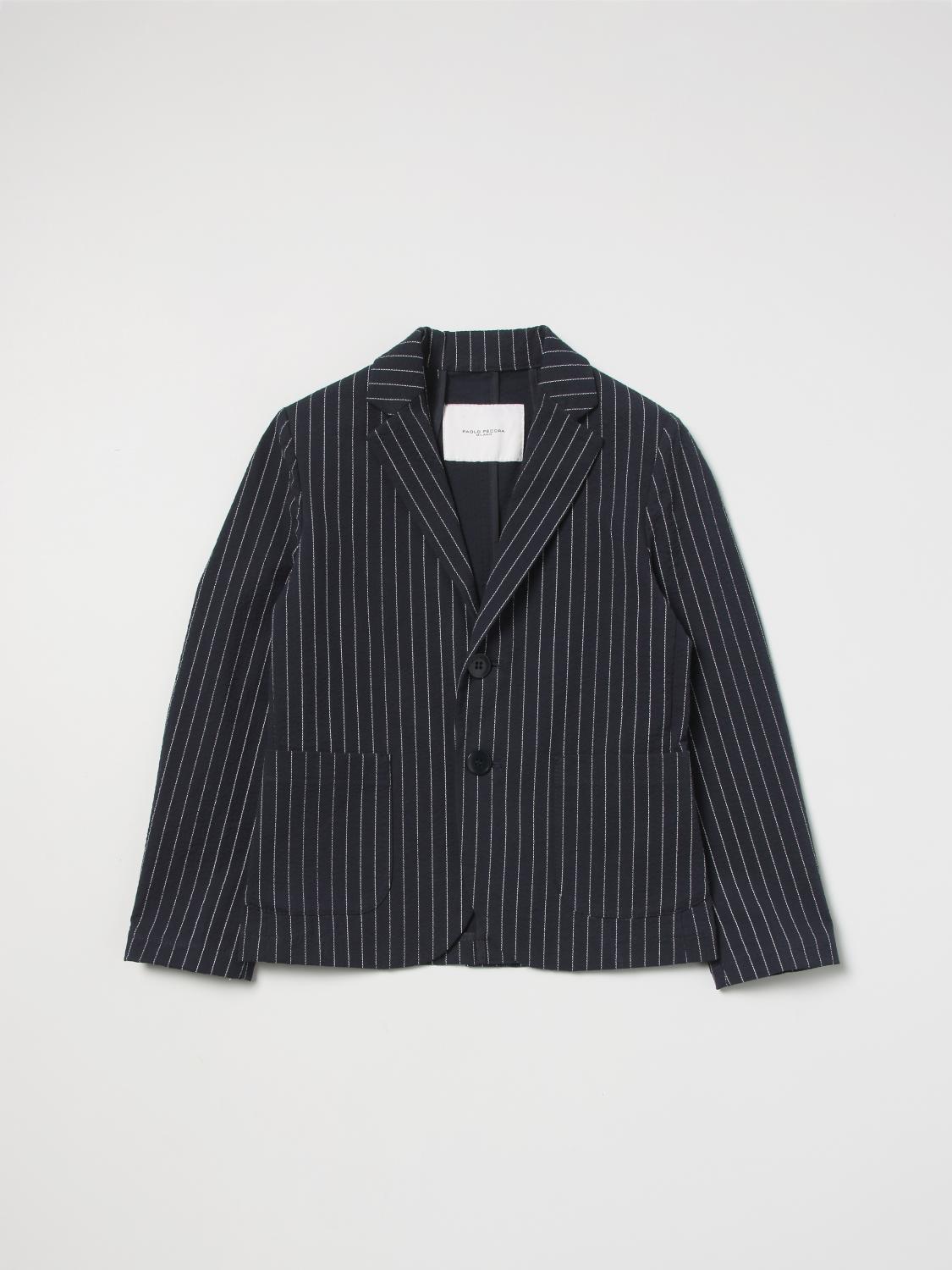 キッズアウター JUNIOR PAOLO PECORA Jackets PP3956 INDACO Blue PAOLO PECORA: Jacket kids - Blue | Paolo Pecora blazer
