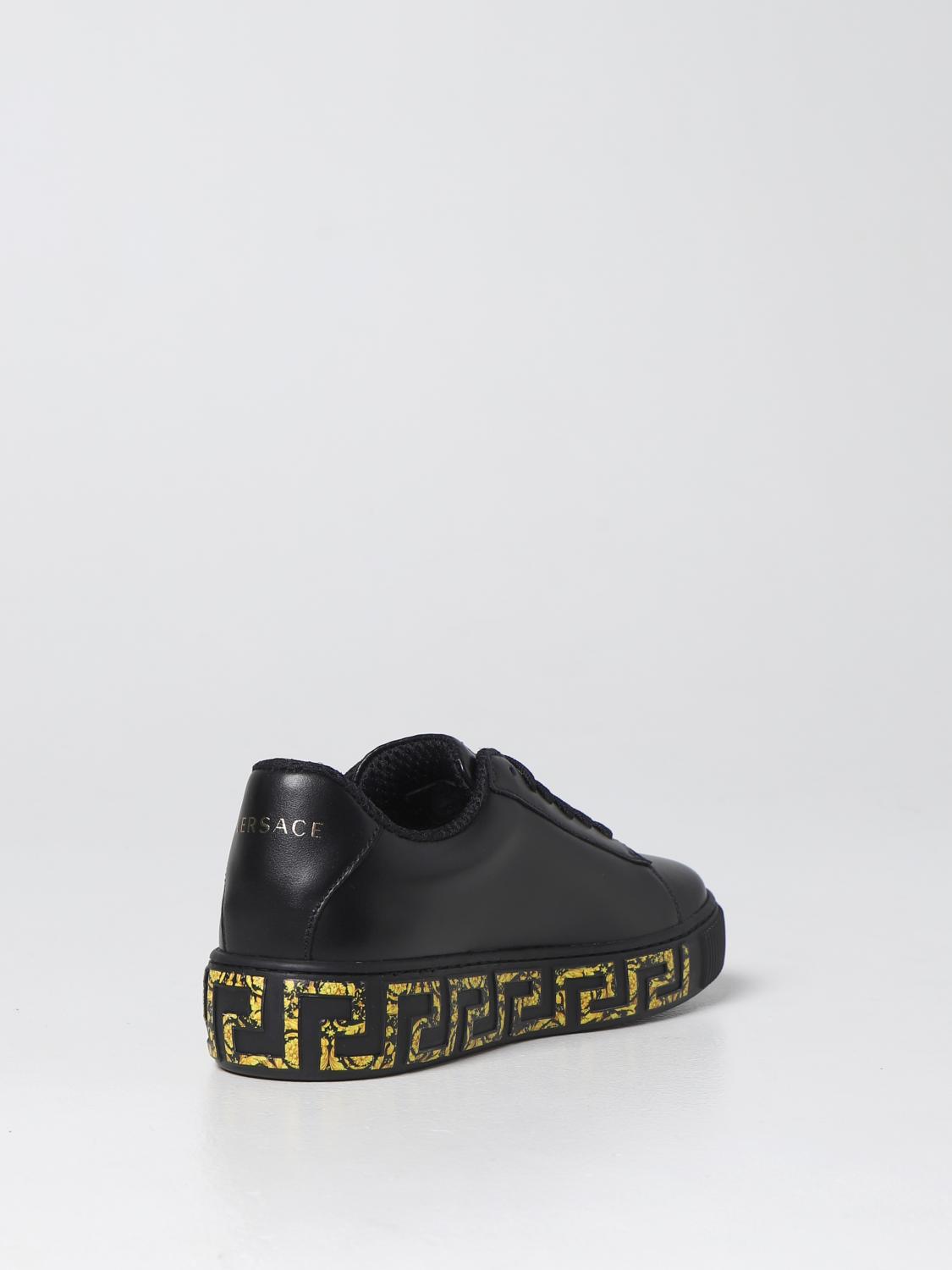 VERSACE ZAPATILLAS: Zapatos niños Versace Young, Negro - Img 3
