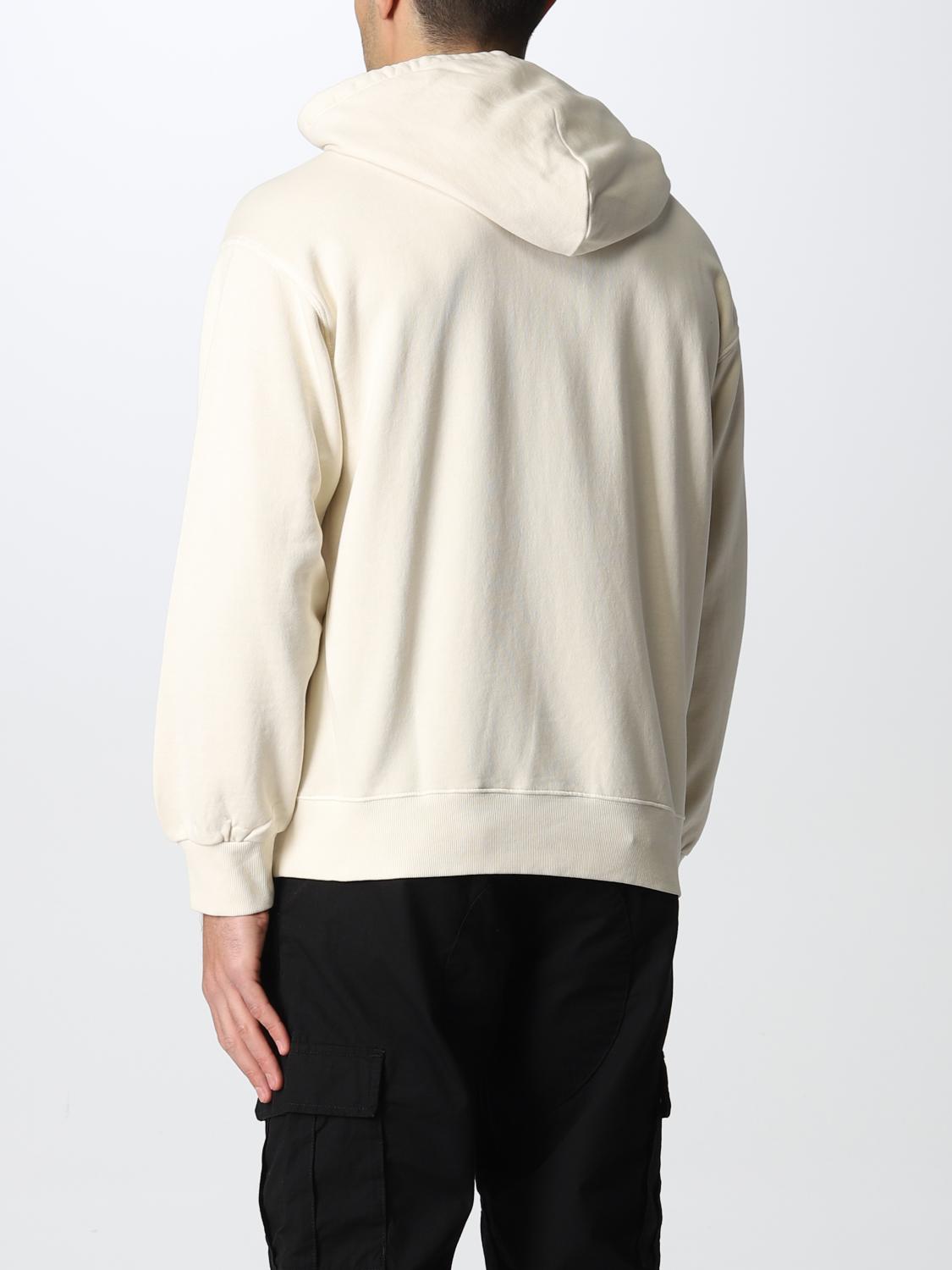 CARHARTT WIP SWEATSHIRT: Carhartt Wip sweatshirt in cotton with logo patch, Natural - Img 2