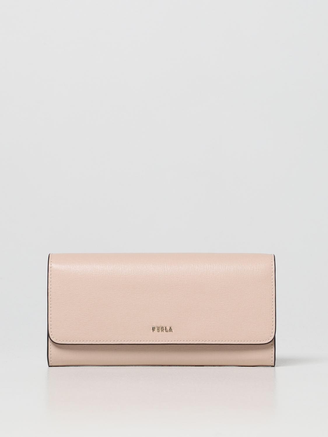 FURLA: wallet in saffiano leather Pink Furla wallet