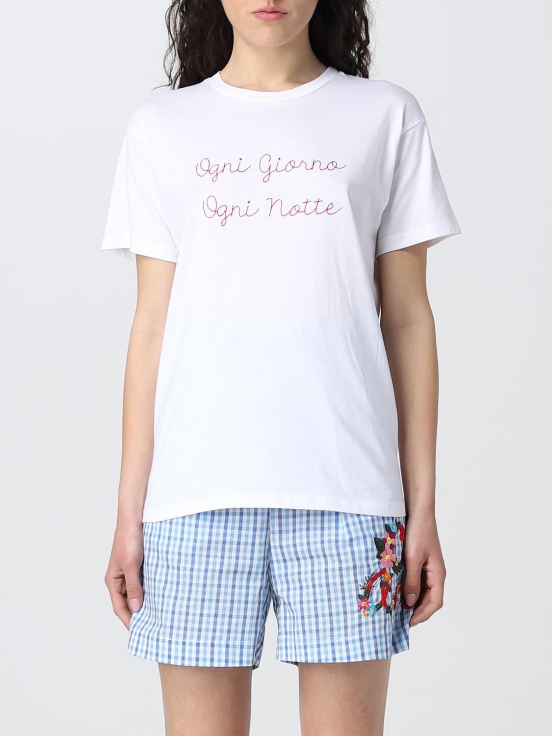 GIADA BENINCASA 売れ筋商品|||ジャーダ・ベニンカサ Tシャツ トップス レディース T-shirts White ジャーダ・ベニンカサ(GIADA BENINCASA )レディース/ Tシャツ