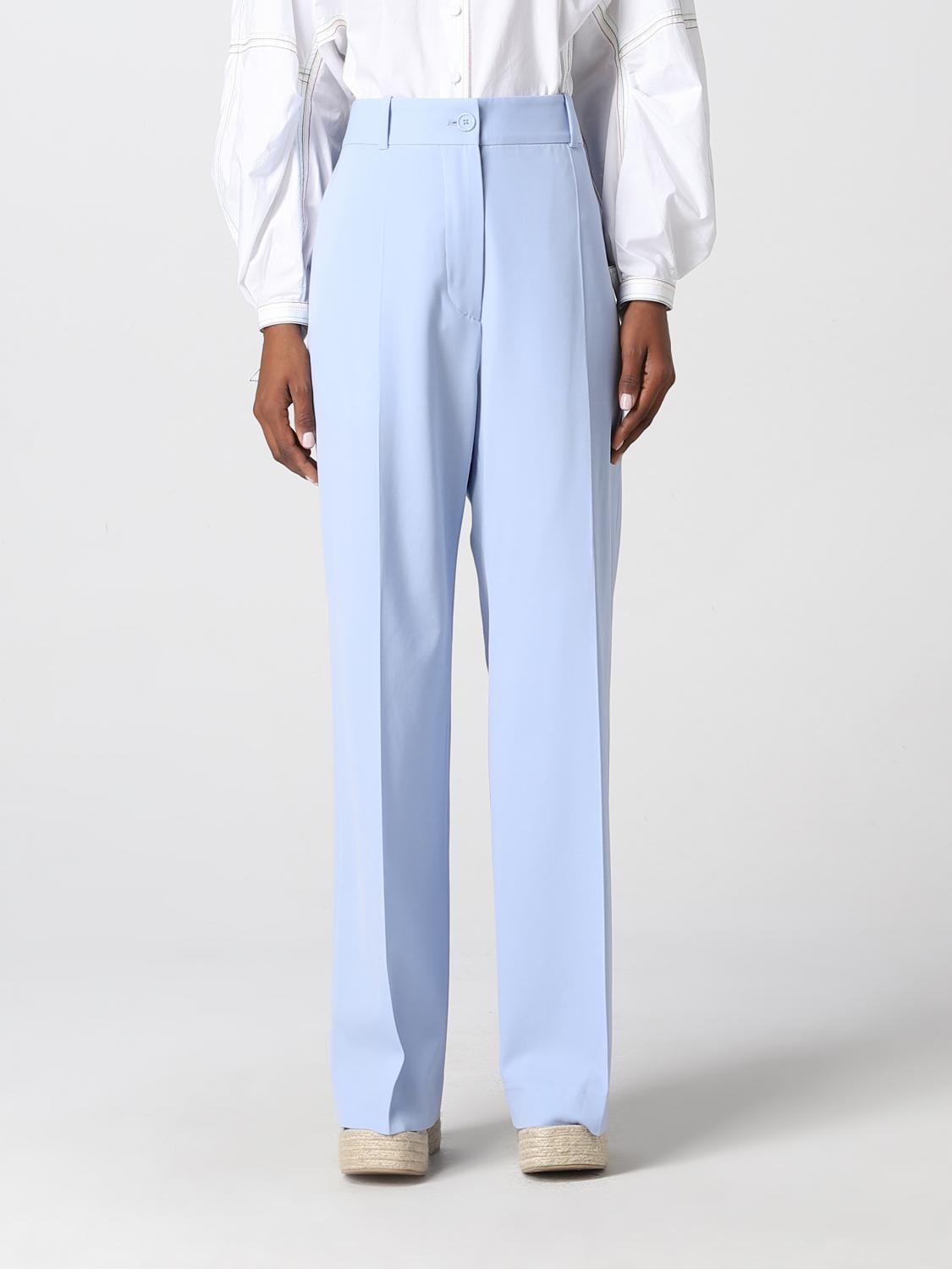 PATOU PANTALONI: Pantalone Patou in lana vergine , Blue - Img 1