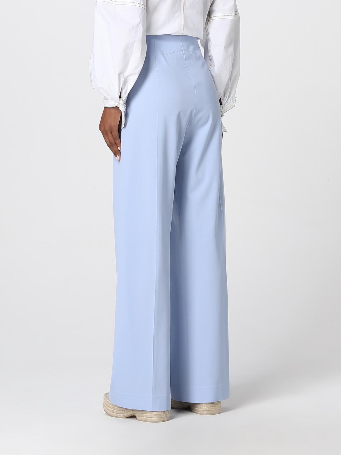 PATOU PANTALONI: Pantalone Patou in lana vergine , Blue - Img 2