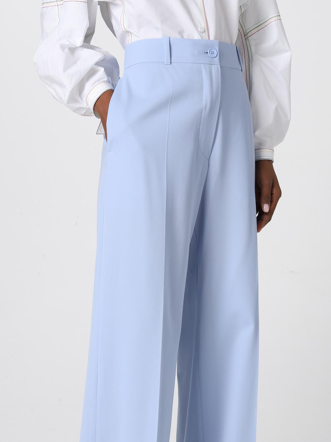 PATOU PANTALONI: Pantalone Patou in lana vergine , Blue - Img 3