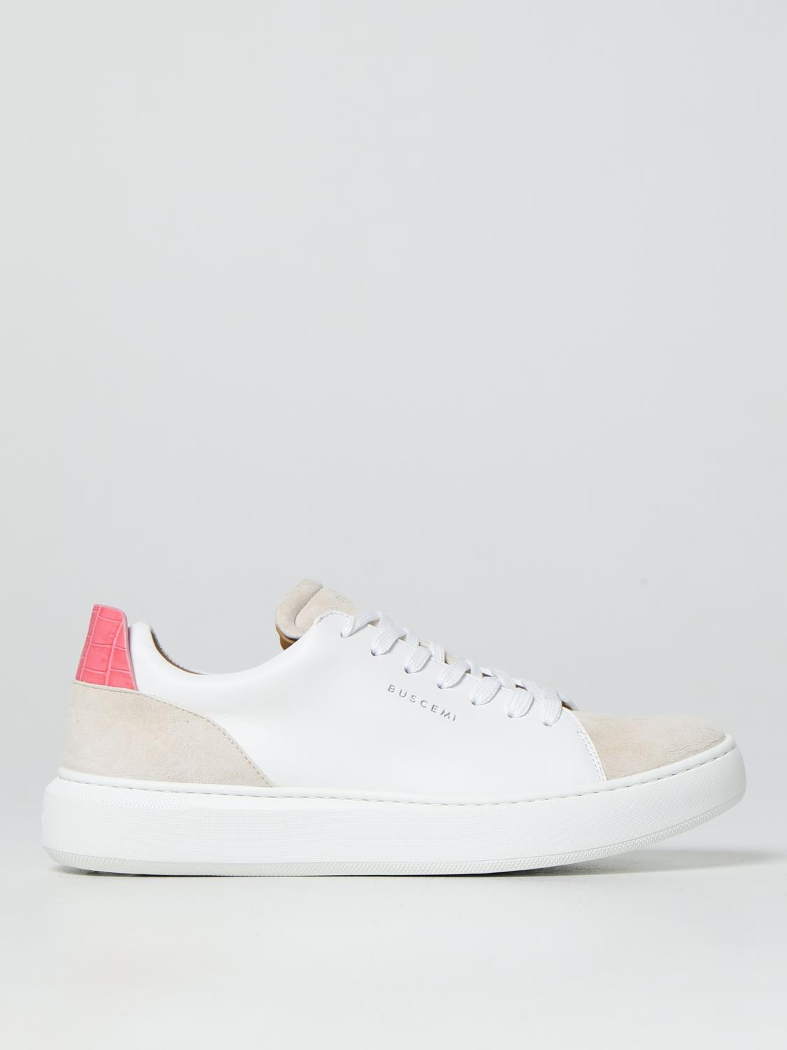 スニーカー BUSCEMI Men Sneakers White 1 BCW22709 L08 Metro Fusion - Buscemi Air Jon Low Vitello Sneaker - Men's Shoes