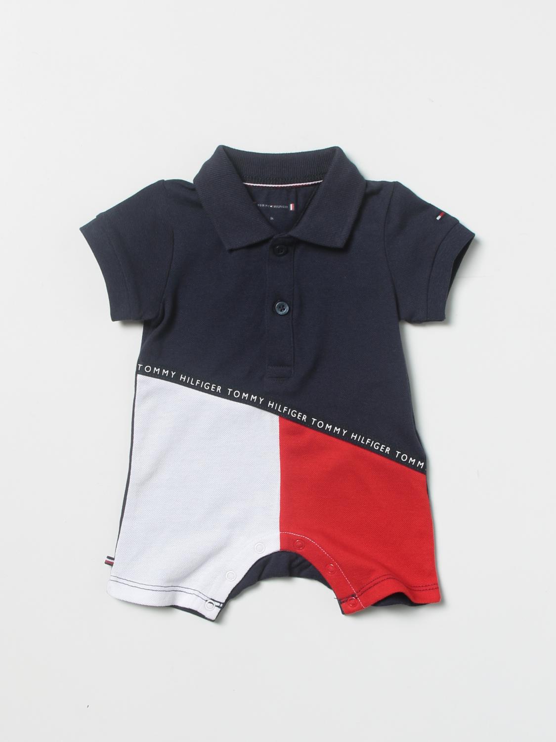 Tommy Hilfiger Baby Boys Romper In Navy