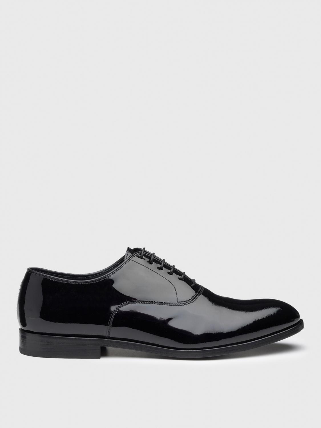 DOUCAL'S SCARPE STRINGATE: Oxford Doucal's in vernice , Nero - Img 1