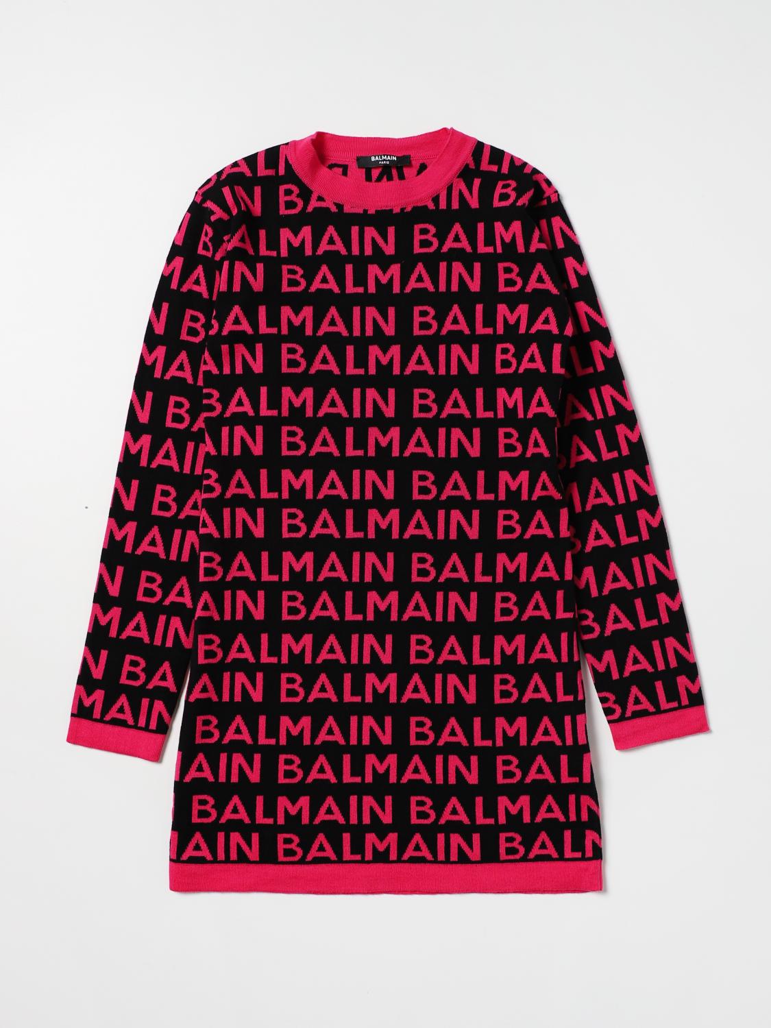 BALMAIN VESTIDO: Vestido niños Balmain, Fucsia - Img 1
