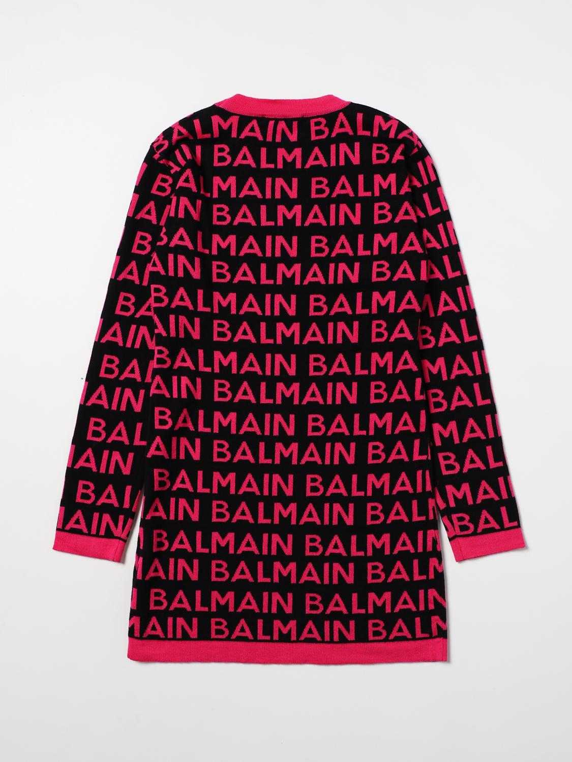 BALMAIN VESTIDO: Vestido niños Balmain, Fucsia - Img 2
