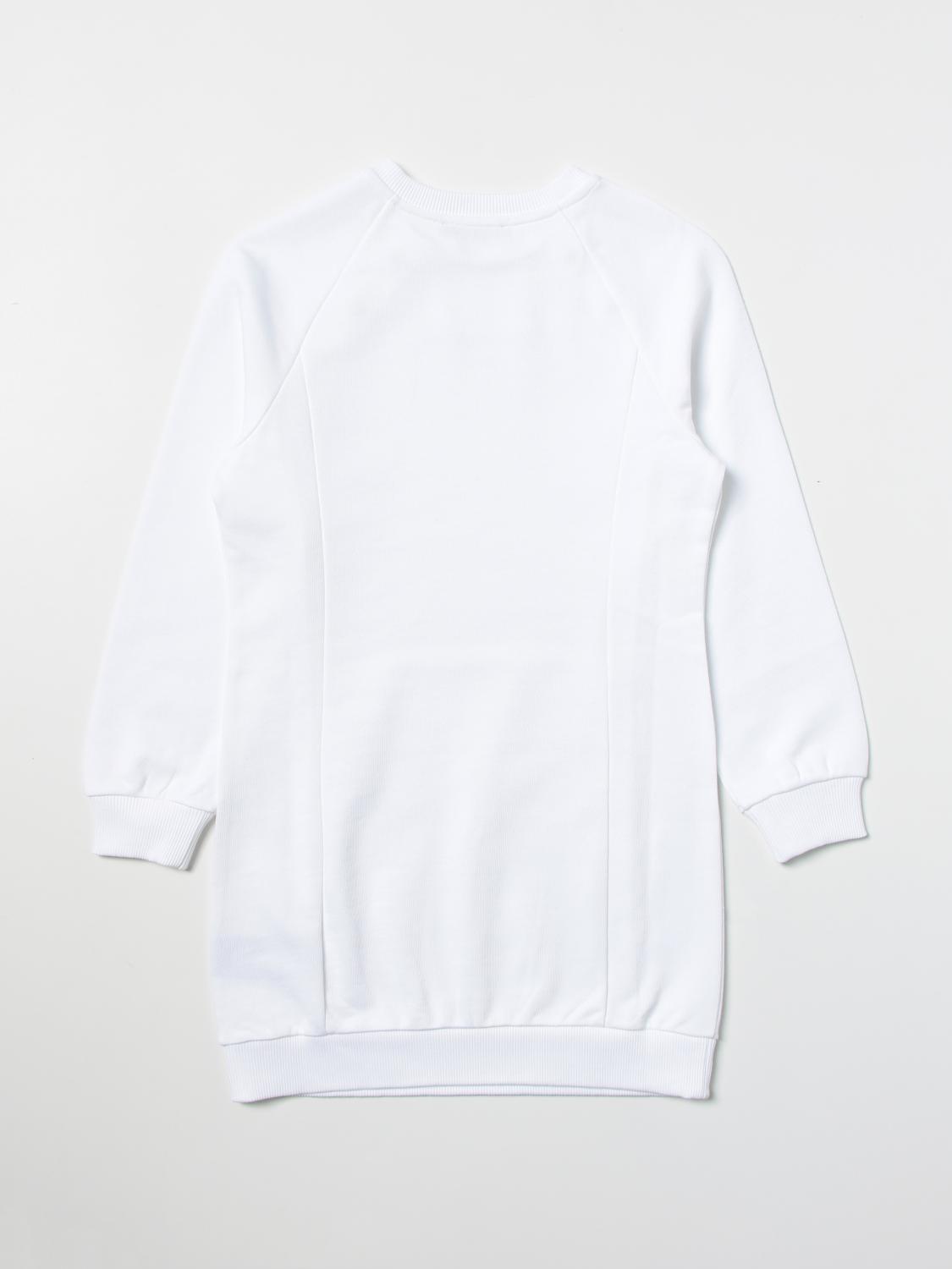 BALMAIN KLEID: Balmain Mädchen Kleid, Weiß - Img 2