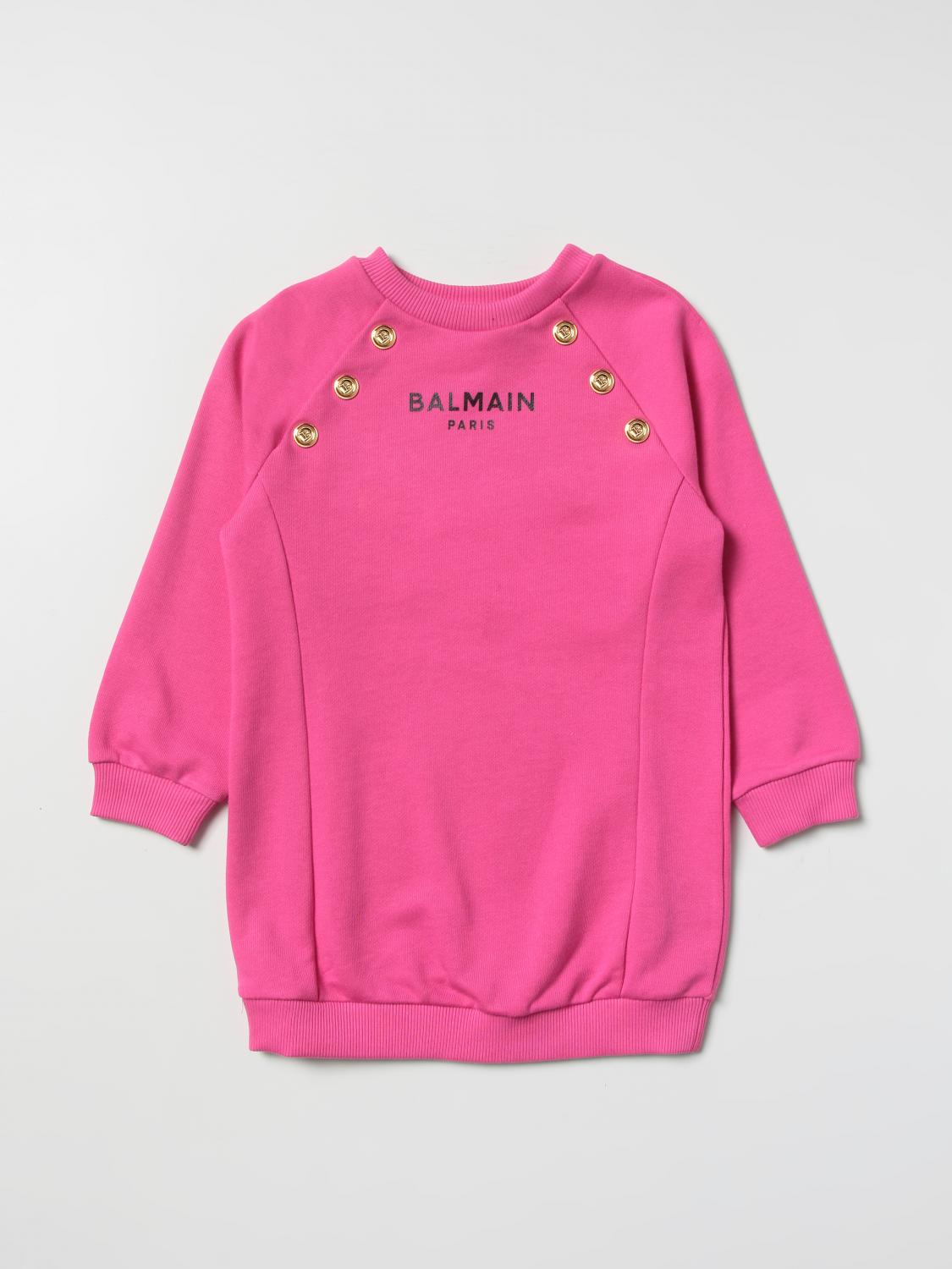 BALMAIN VESTIDO: Vestido niños Balmain, Fucsia - Img 1