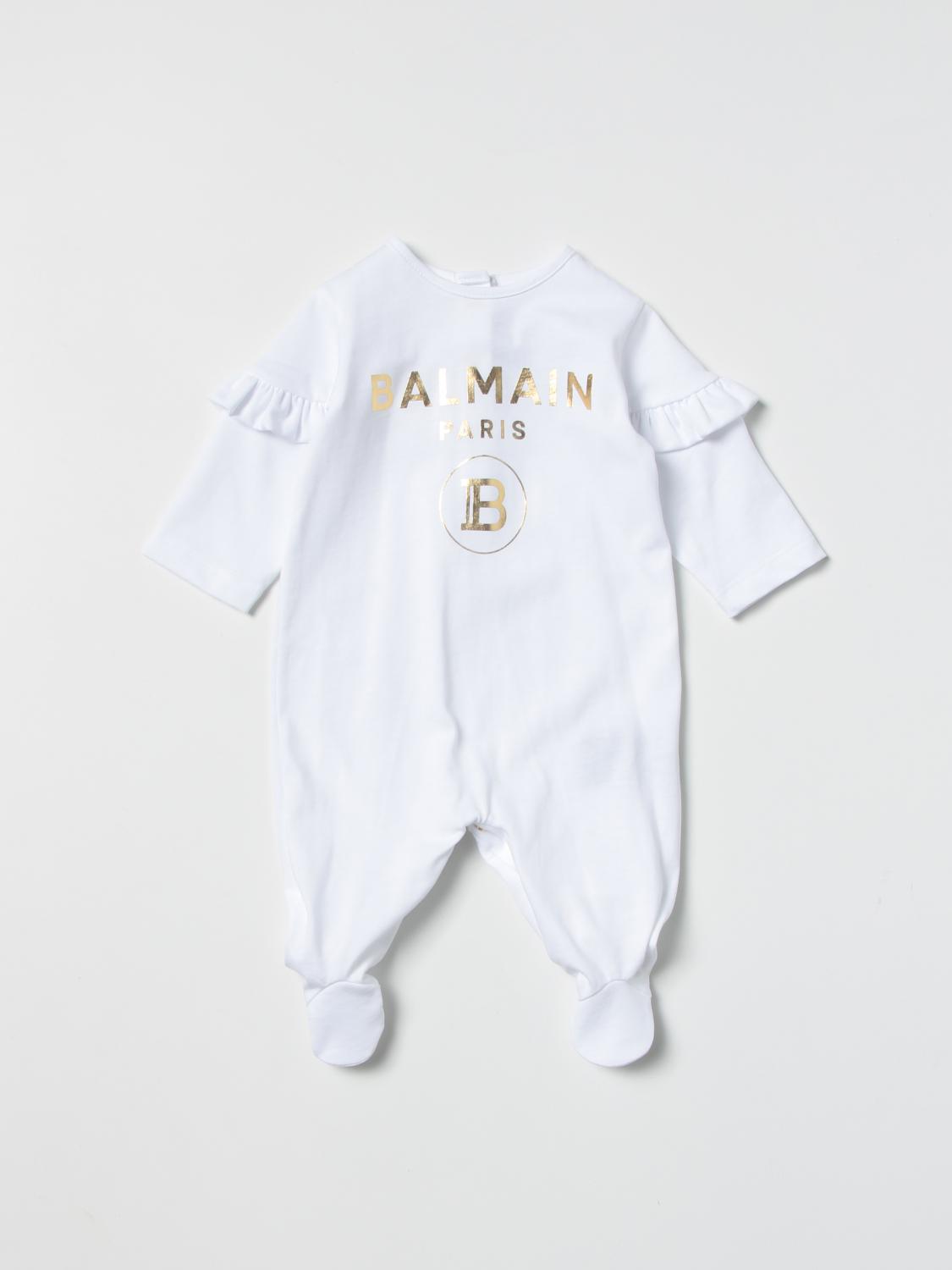 BALMAIN MONO: Pijama niños Balmain, Blanco - Img 1