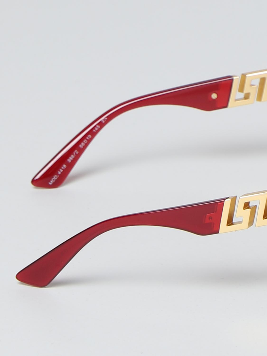VERSACE SUNGLASSES: Versace La Greca sunglasses, Red - Img 3