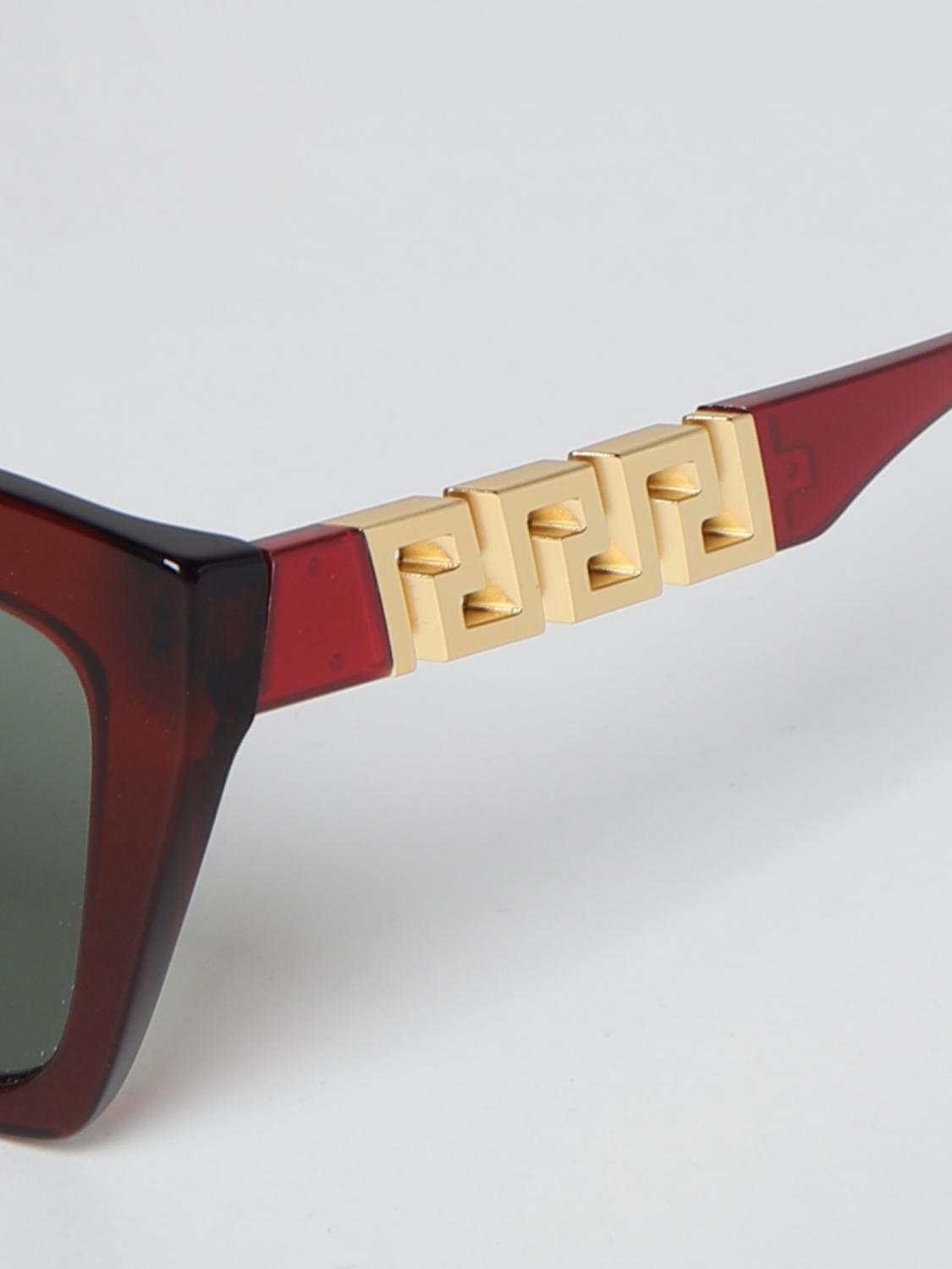 VERSACE SUNGLASSES: Versace La Greca sunglasses, Red - Img 4
