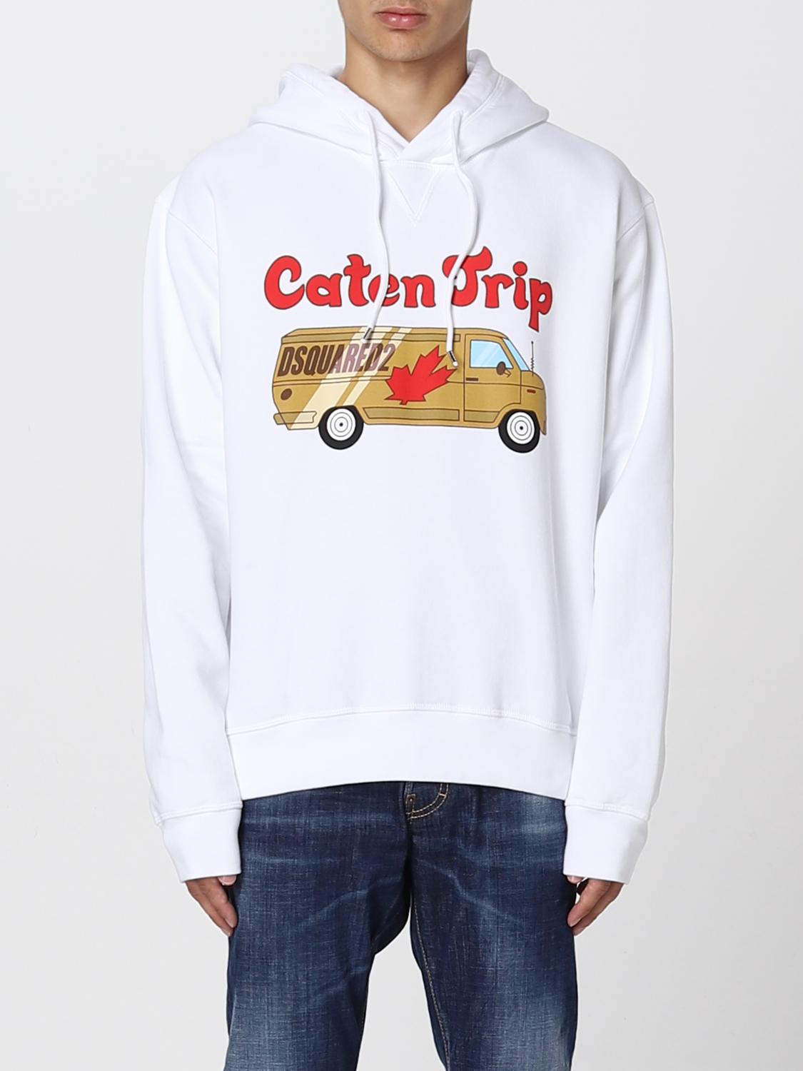 DSQUARED2 SUDADERA: Sudadera hombre Dsquared2, Blanco - Img 1