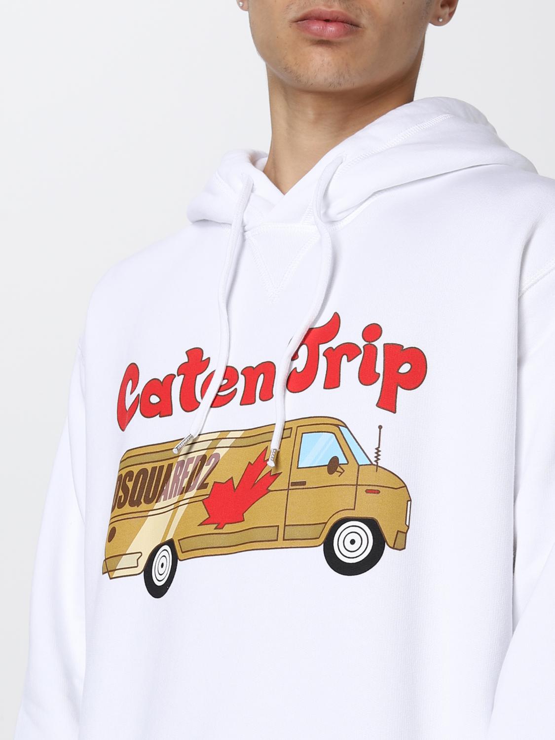 DSQUARED2 SUDADERA: Sudadera hombre Dsquared2, Blanco - Img 3