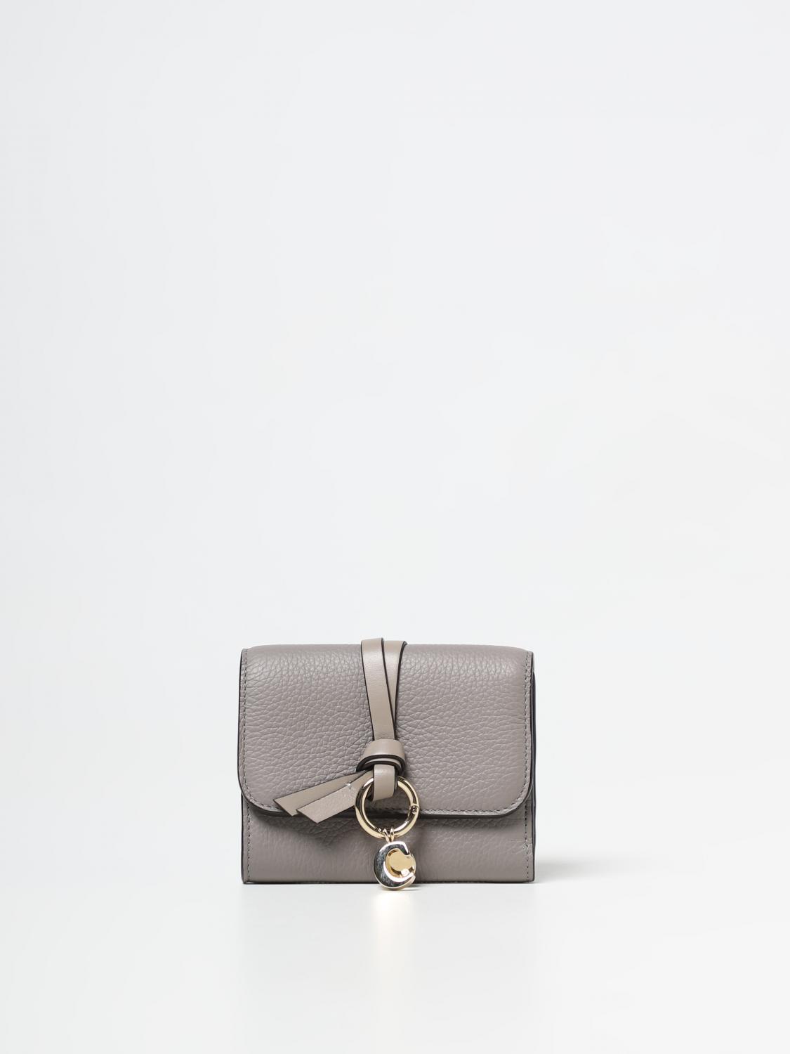 CHLOÉ PORTAFOGLIO: Chloé Damen Geldbeutel, Grau - Img 1